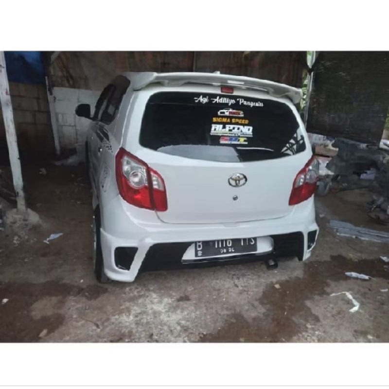 bodykit belakang Ayla Agya