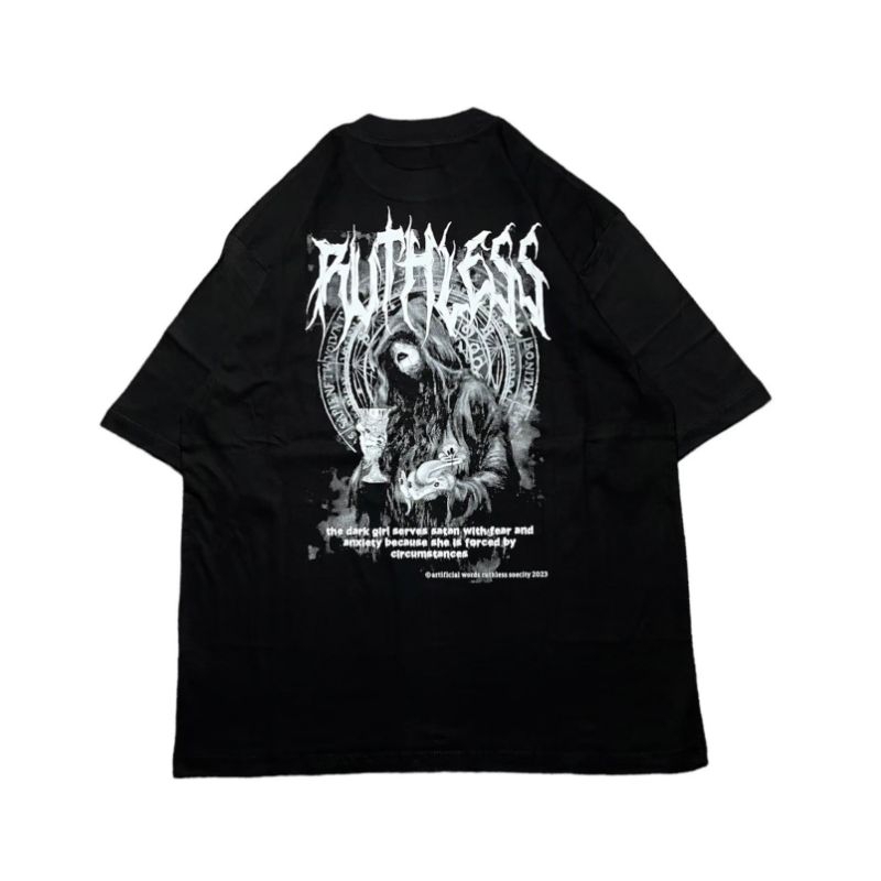 Tshirt Oversize Ruthless | Kaos Ruthless Unisex