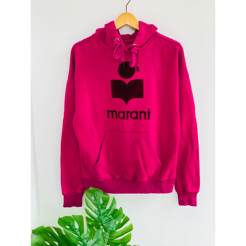 Hoodie Mansel Isabel Marant Etoile Raspberry
