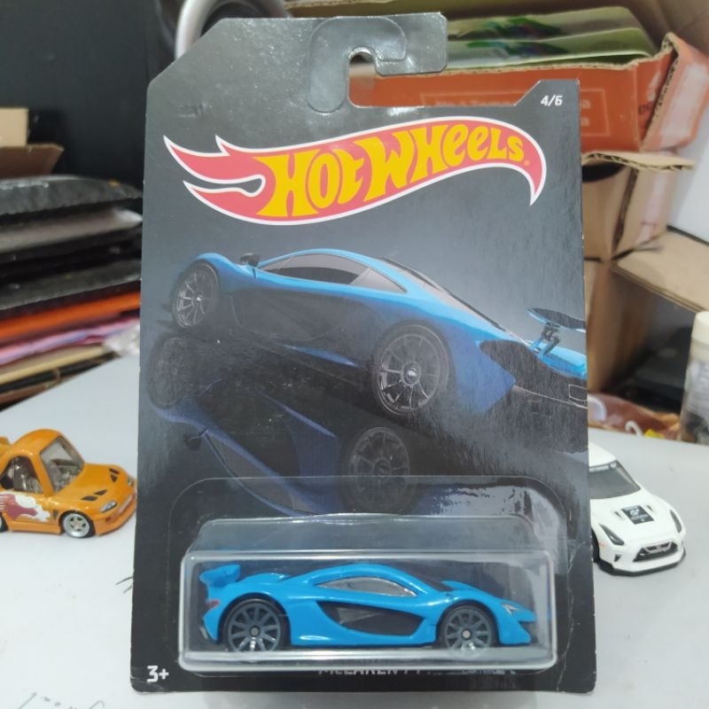hotwheels McLaren P1 hw exotic biru- hot wheels McLaren P1 biru hw exotic