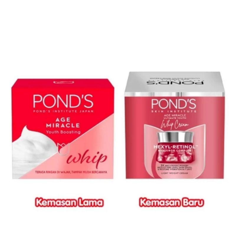 PONDS WHIP AGE MIRACLE 50GR