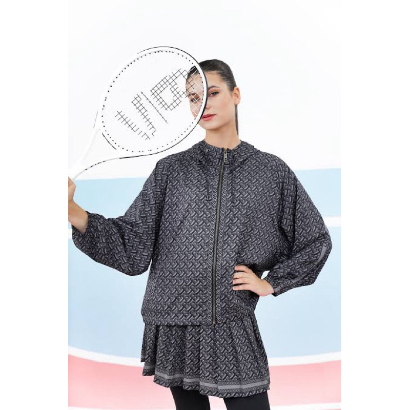 Buttonscarves x Laica Athleisure Oversized Air Jacket - Black