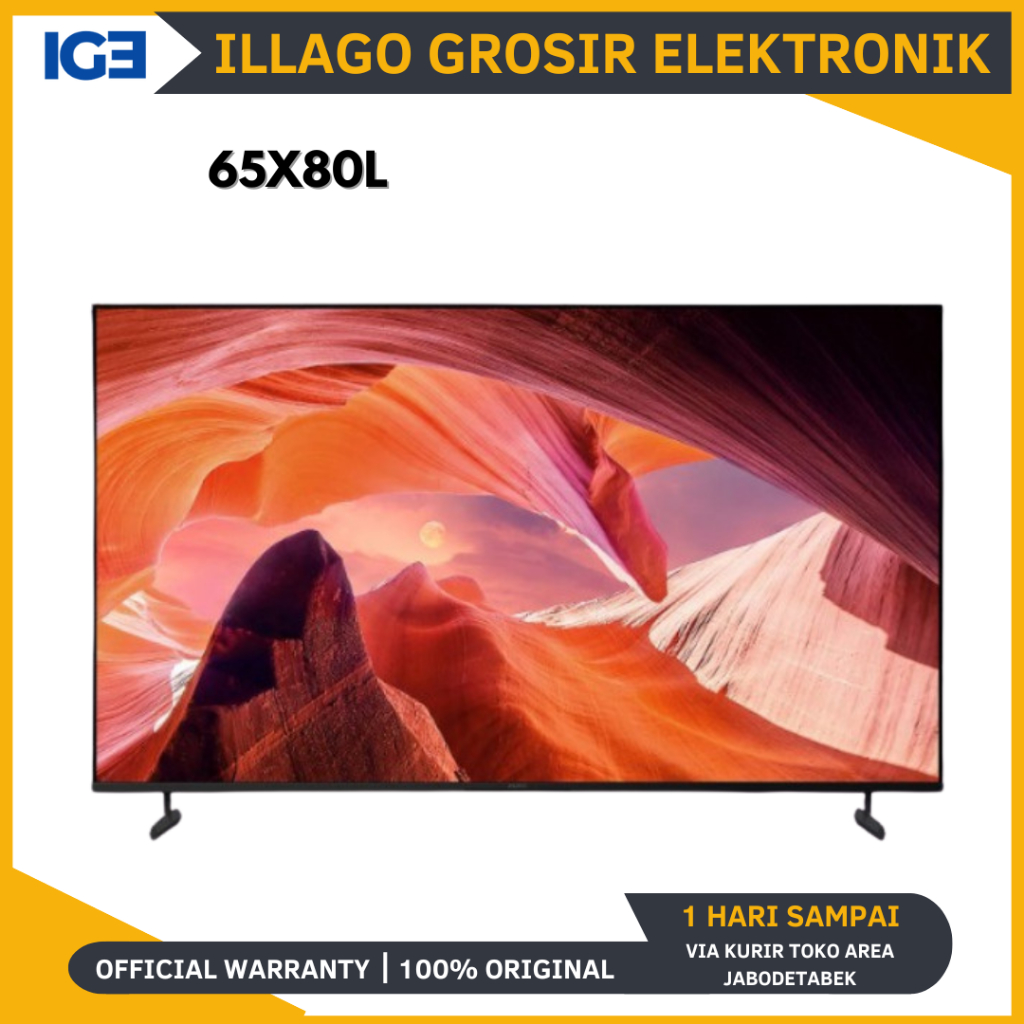 SONY BRAVIA 65X80L / X80L 4K Ultra HD HDR Smart Google TV 65 Inch