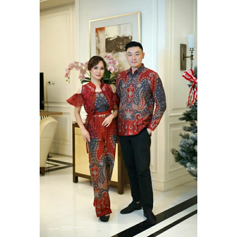 Set Celana Batik Brukat