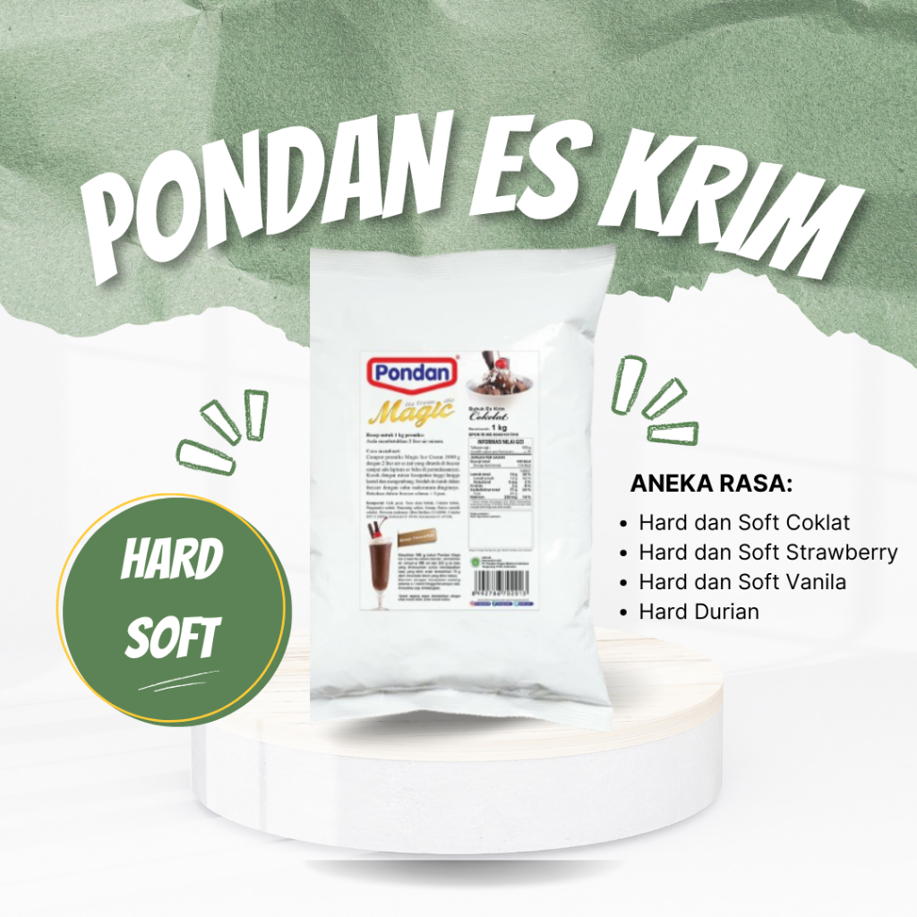 

Pondan Ice Cream Bubuk Paket Usaha Jualan Es Krim Es Krim Bubuk 1kg Tepung Es Cream Instan