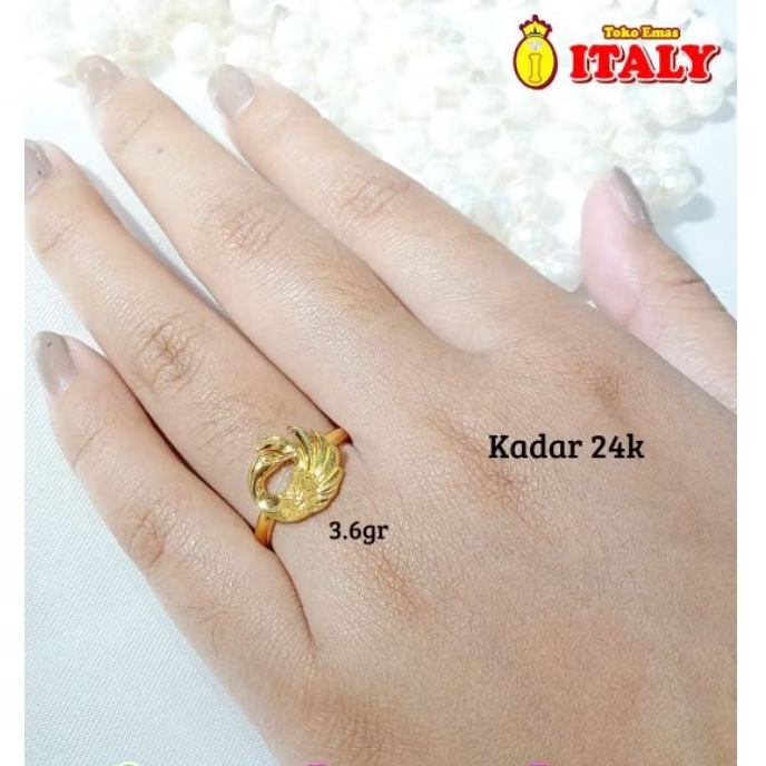 cincin emas tua variasi angsa