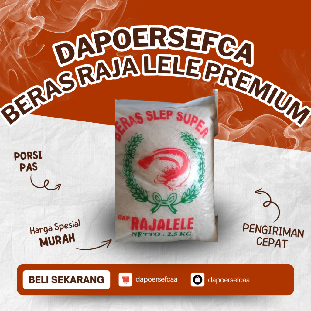 

Beras Kepala Super Raja Lele Murah Premium