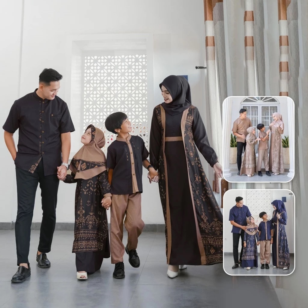 SILMI SARIMBIT KELUARGA/ SARIMBIT KELURGA / SARIMBIT LEBARAN / BAJU LEBARAN KELUARGA / BAJU KOKO MUS