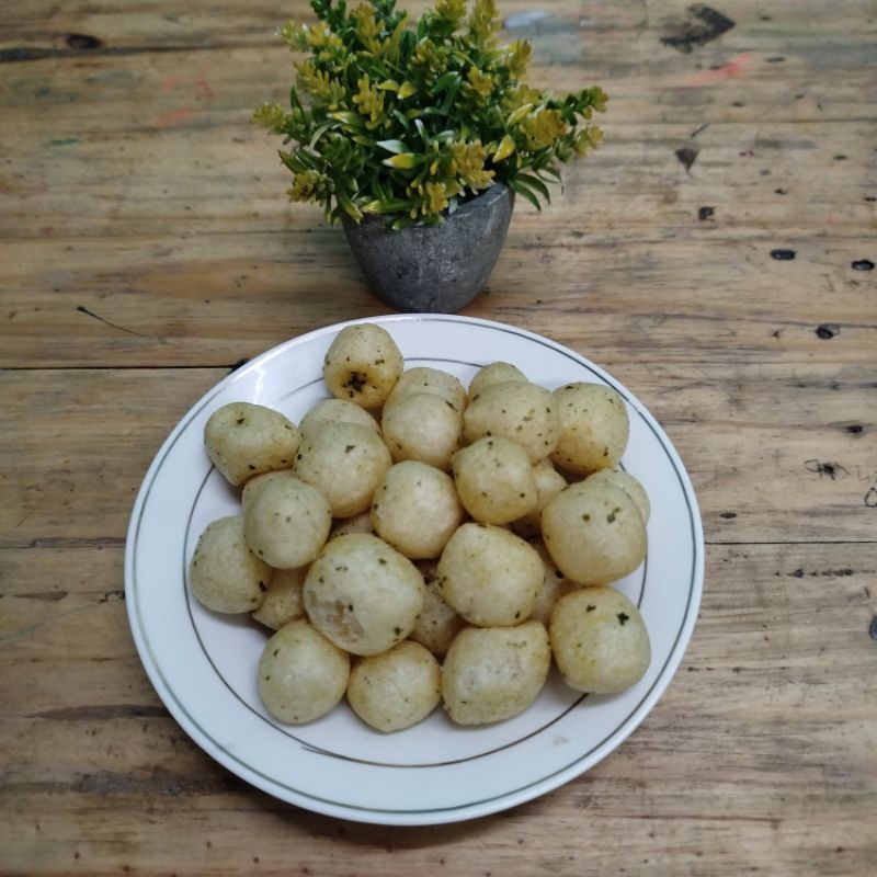 

keripik cimol Endog lewo asin gurih