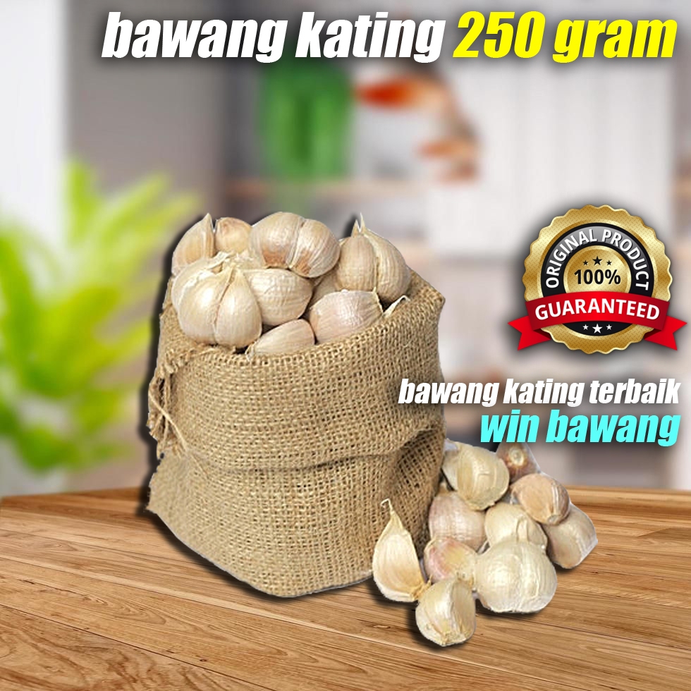 

Bawang Putih Kating 250 Gram 1/4 Kg Bersih Fresh