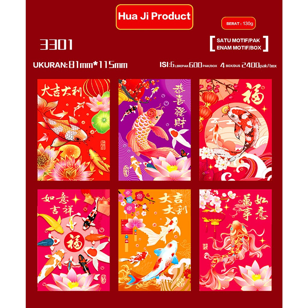 

Angpao Sincia Premium Angpau Amplop Merah Imlek Chinese New Year Ampao Umum Ampau Pakai Harian