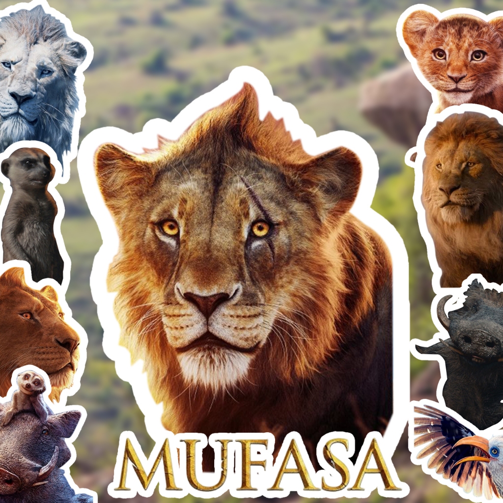 

Sticker Mufasa DISNEY Film Baru 15pcs bisa HOLOGRAM Karakter Film Lucu Aesthetic Stiker Berperekat WATERPOOF ANTI AIR HIGH QUALITY Tempel Laptop Tumblr Jurnal Koper
