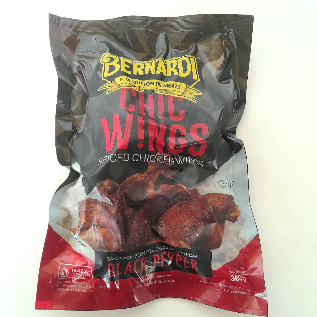 

BERNARDI spicy chicken wing blackpaper 380gr