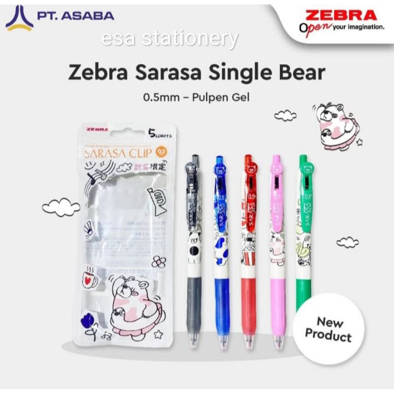 

Zebra Sarasa Single Bear 0.5mm