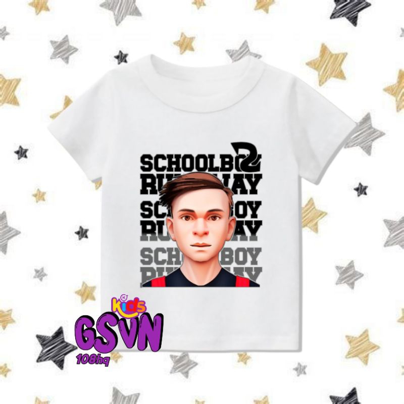 KAOS BAJU ANAK - KIDS TSHIRT TEE GAME PC POPULER SCHOOLBOY RUNAWAY DUA UMUR 3 4 5 6 7 8 9 10 11 12 S