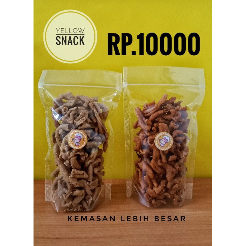 

kripik usus daun jeruk & kripik usus ori 1 pcs