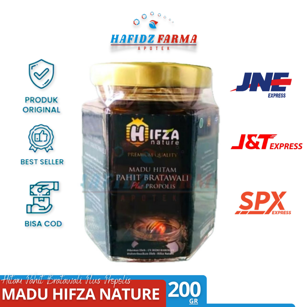 

Hifza Nature Madu Pahit Bratawali | Madu Pahit Obat Diabetes 200 gr - Apotek Hafidz Farma
