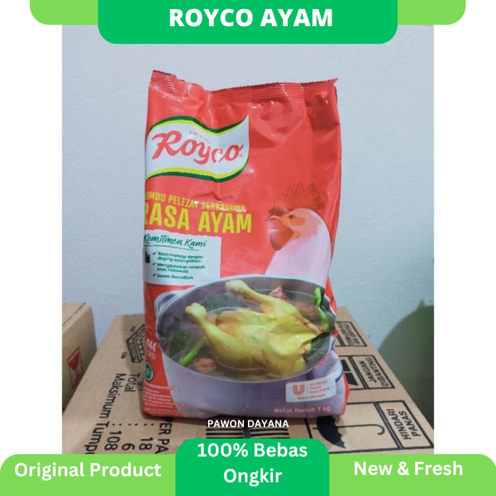 

Royco Ayam 1kg / Royco Sapi 1kg / Kaldu Ayam / Penyedap Rasa