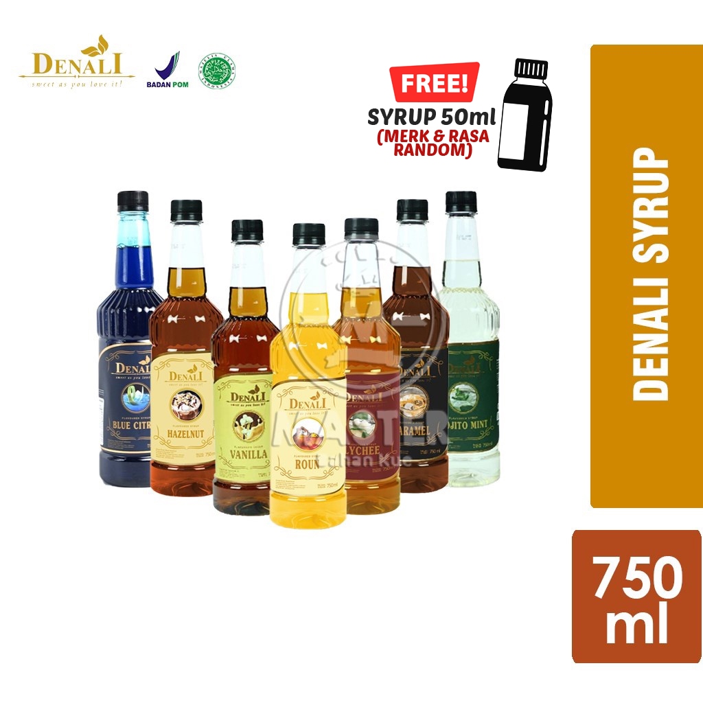 

Syrup Denali / Syrup Flavours [ Botol Plastik 750ml]