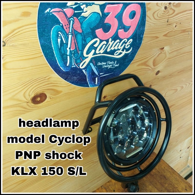 headlamp cyclop pnp KLX 150s headlamp rally KLX 150s headlamp bali style PNP kawasaki klx BF headlam