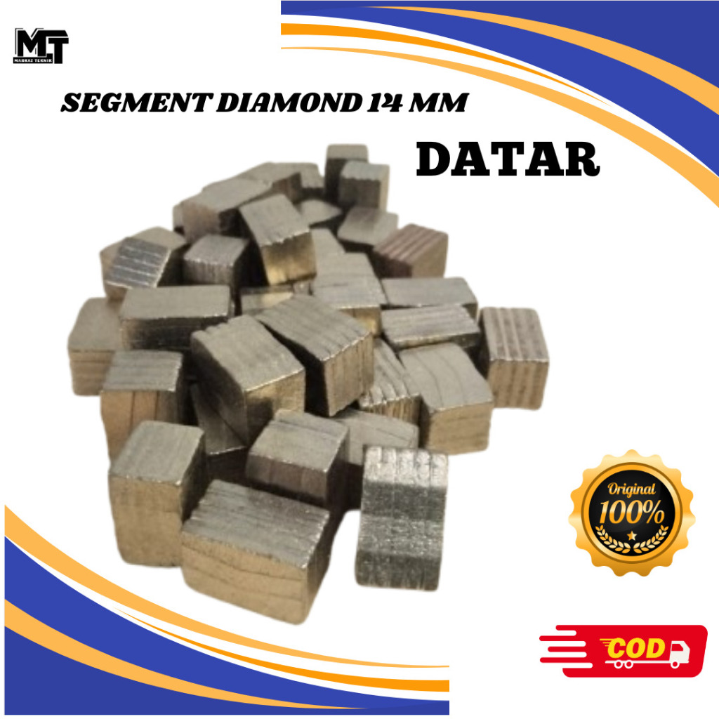 segmen mata bor sumur/segment diamond 14mm/segment mata bor