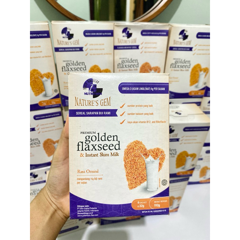 

Nature’s Gem Golden Flaxseed + Flaxmilk