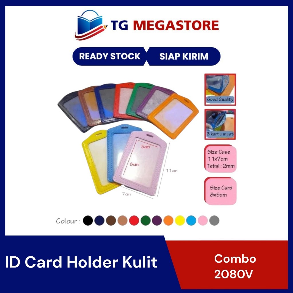 

ID Card Holder Case Kulit Combo 2080V