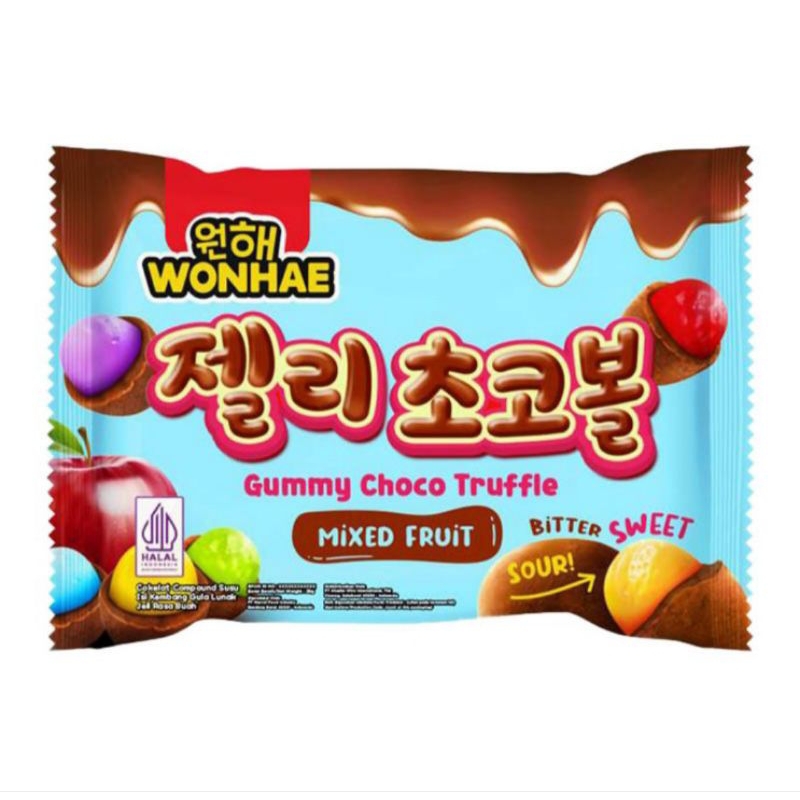 

Wonhae Gummy Cokelat Truffle Mixed Fruit 35 g