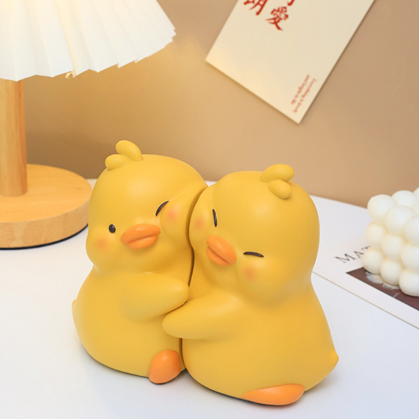 

TripleW Pembatas Buku Book Pajangan Bebek (2 PCS) Lucu Stand Holder Organizer Twin Ducks Dekorasi