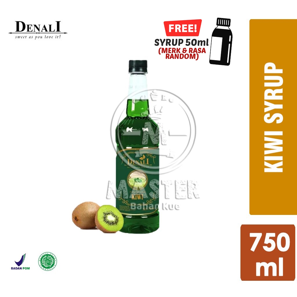 

Syrup Kiwi Denali / Sirup Kiwi [Botol Plastik 750ml]