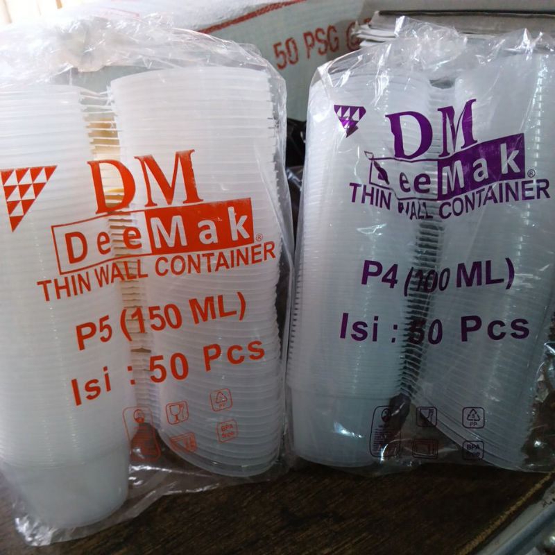 cup saos cup puding 100ml 150ml dm thinwall