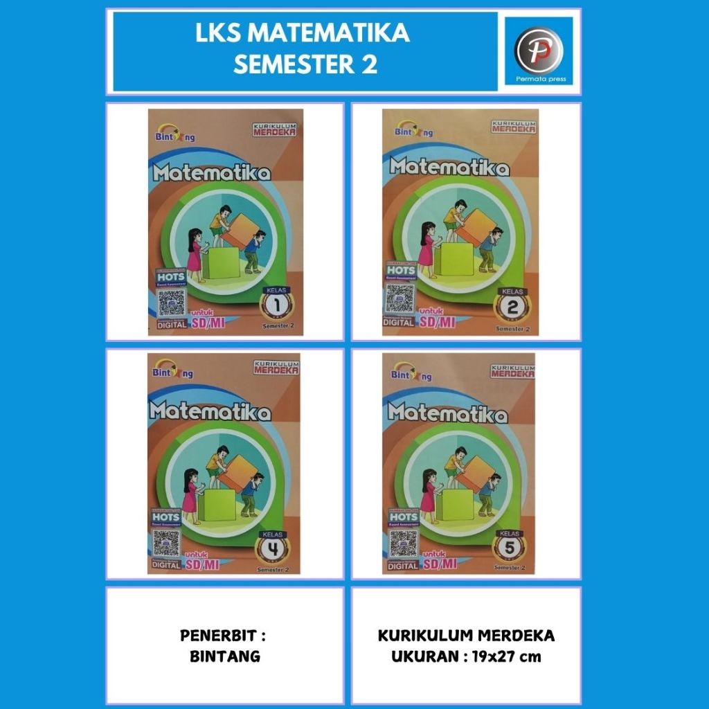 LKS MATEMATIKA KELAS 1-6 SEMESTER 2 - BINTANG