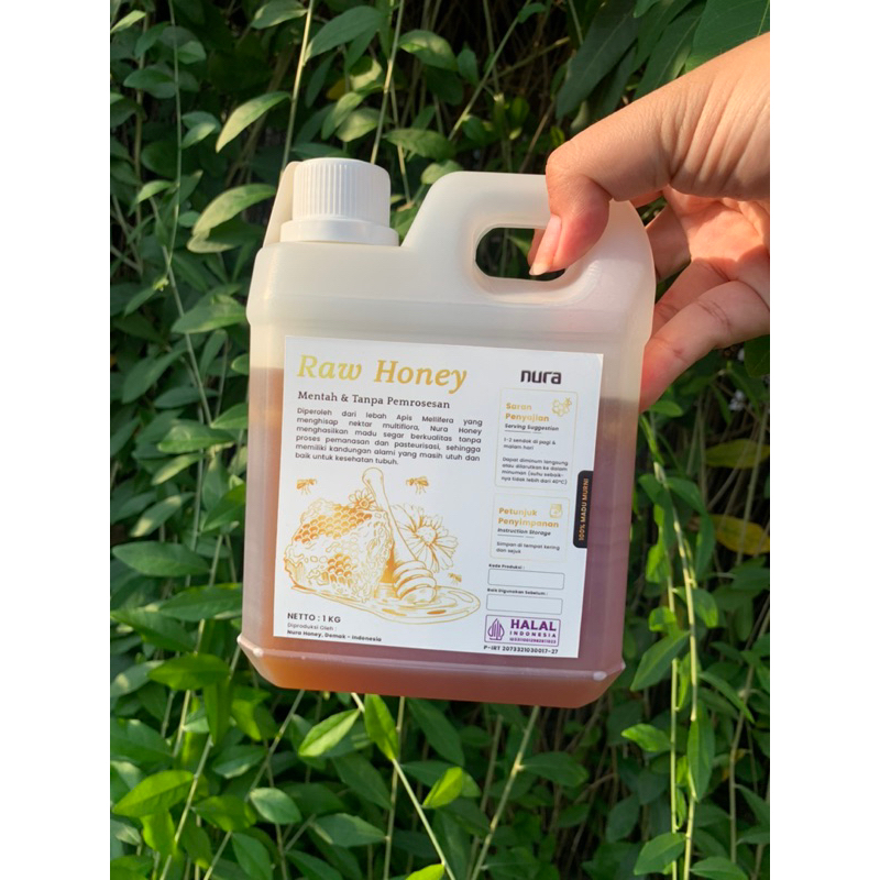 

PALING HEMAT Nura Raw Honey 1 kg / madu murni mentah 1kg / nurahoney