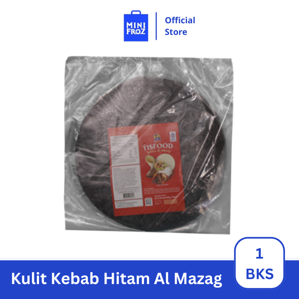 

RB22 Tortilla Kulit Kebab Hitam Al Mazag Isi 20 Pcs