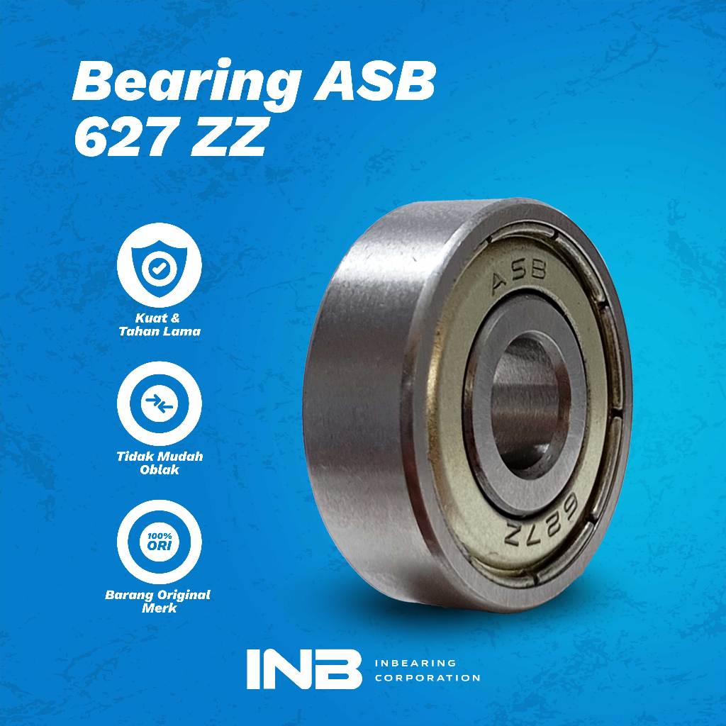 Laker Bearing 627 ZZ ASB Bearing Bushing Blender Bearing Mesin Gerinda INB  ASB