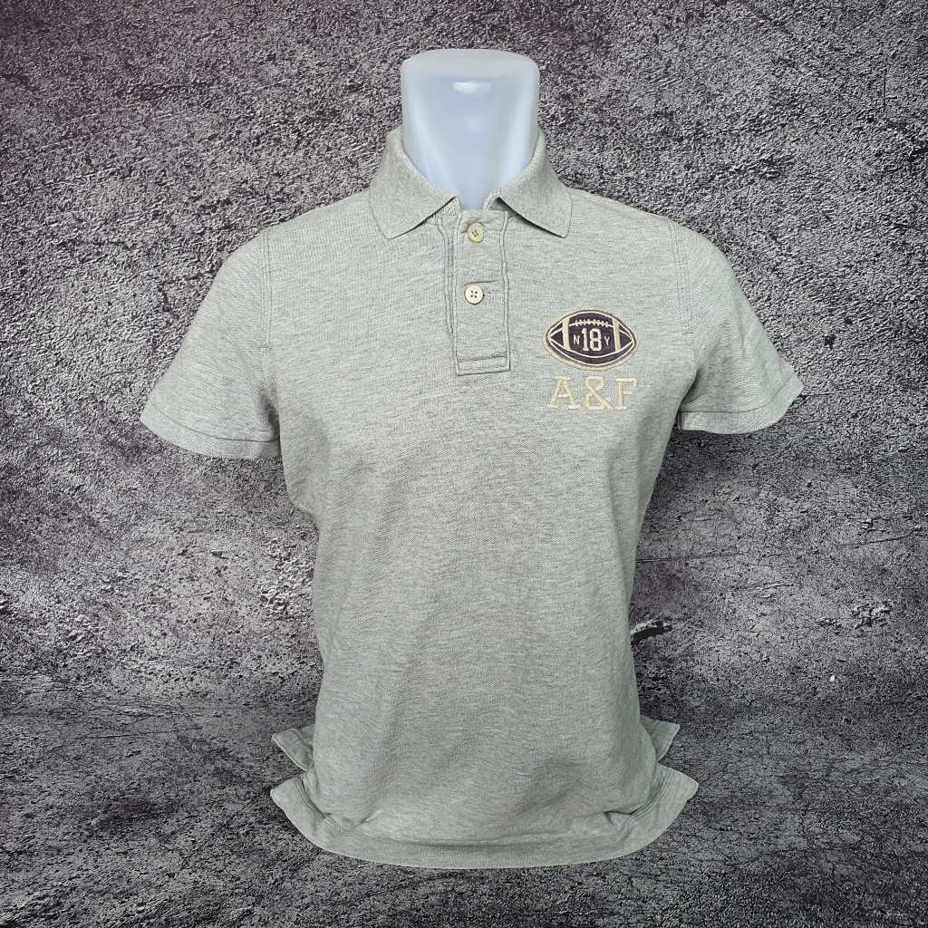 Baju Kaos Polo ABERCROMBIE & FITCH - Size S / Lebar 48 cm - Original - Second