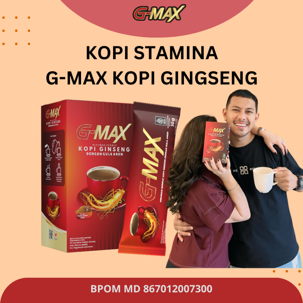 

G-MAX Kopi Pria Lama tahan bikin tegak lama Penambah durasi Sudah BPOM