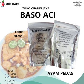 

PAKET 5 PACK BASO ACI INSTAN AYAM SUWIR PEDAS MAZFOOD HOMEMADE