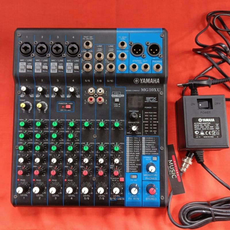 Mixer YAMAHA MG10XU ORIGINAL Made in Malaysia Second Terawat