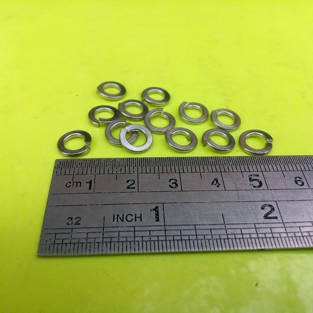 RING PER M5 STAINLESS STEEL / RING BAUT KUNCI 8 / RING PER STAINLESS M5 / RING PER SS M5 SS304 ANTI 