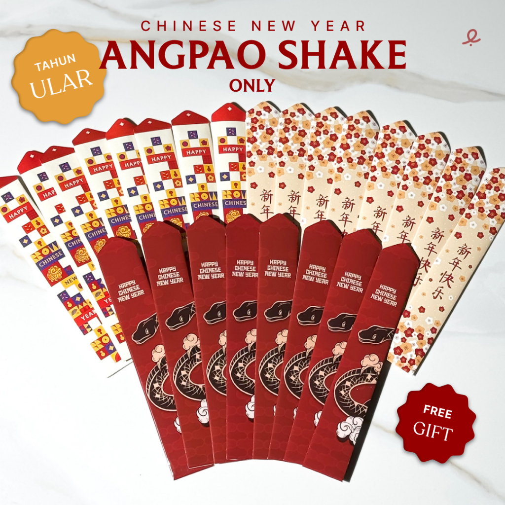 

Angpao Shake ONLY Chinese New Year 2025 Year of Snake | Amplop Kocok Angpao Sincia | Tahun Ular