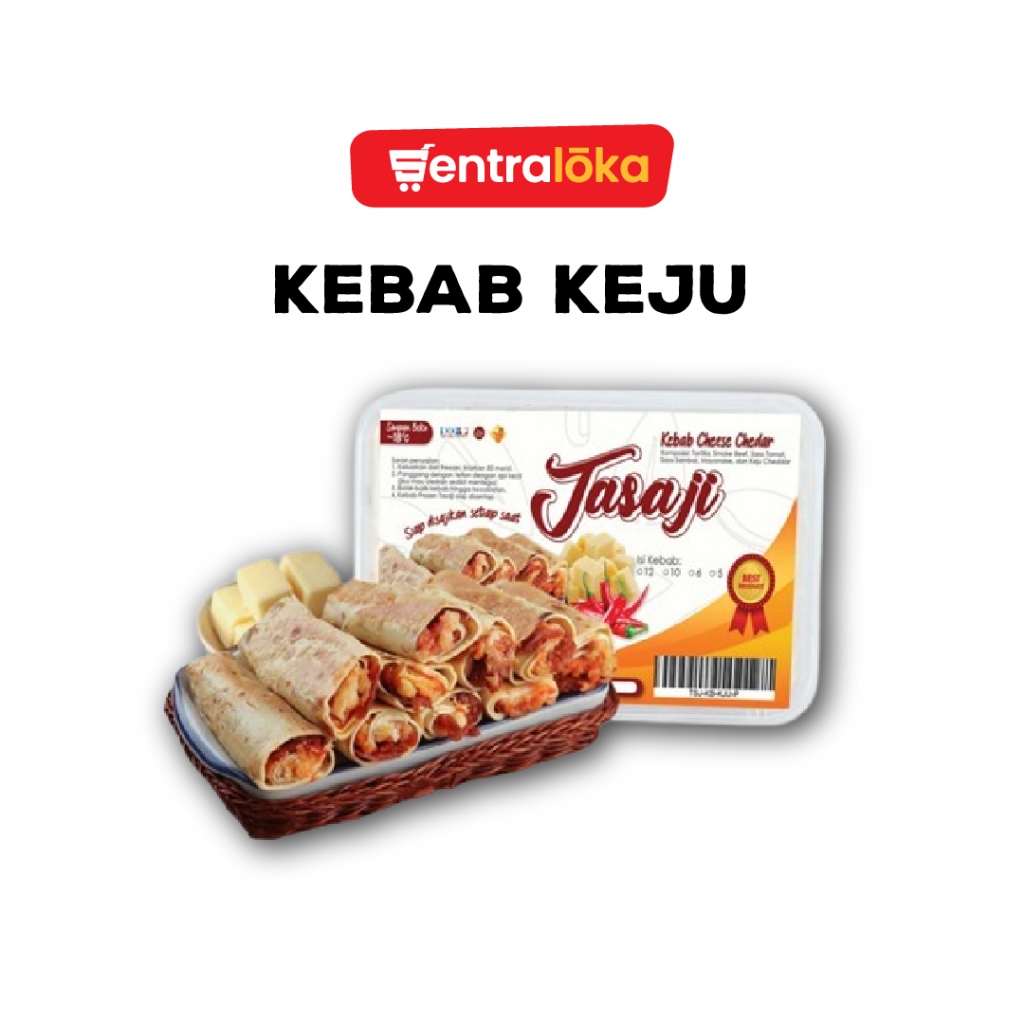 

Tasaji Food - Kebab Frozen Keju (Cheese Chedar) isi 10