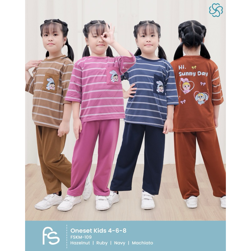 Setelan CP Anak Forever Sweet Concept Size 4 6 8 Piyama Forever Sweet Celana Panjang Anak Ukuran 4 6
