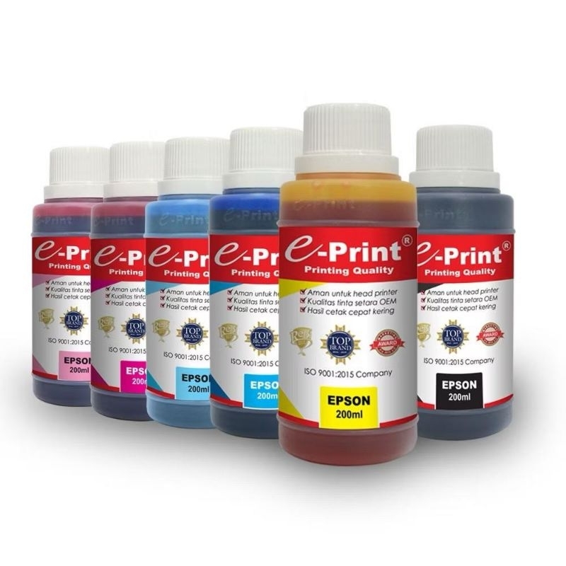 Tinta Print / Tinta Mesin Print / Tinta E-Print Epson 200ml
