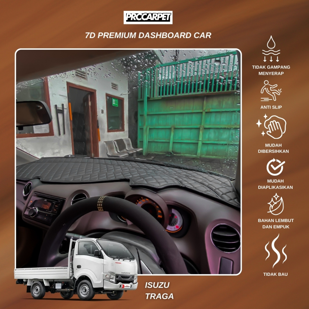 Karpet Dashboard ISUZU TRAGA Karpet Dashmat Mobil ISUZU TRAGA Cover Alas Dashboard Premium