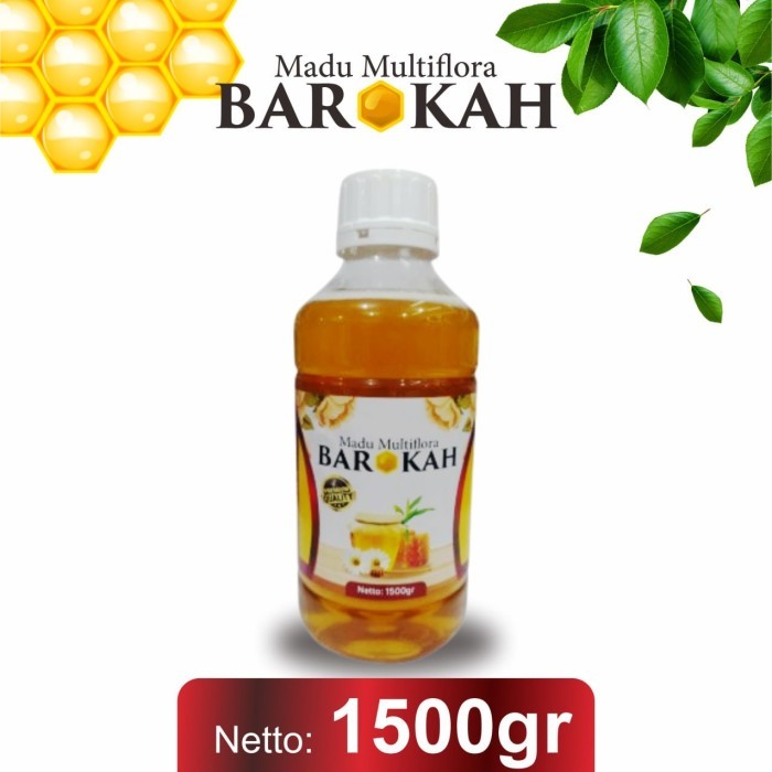

MADU MULTIFLORA BAROKAH 1500gr Natural Raw Honey Murah