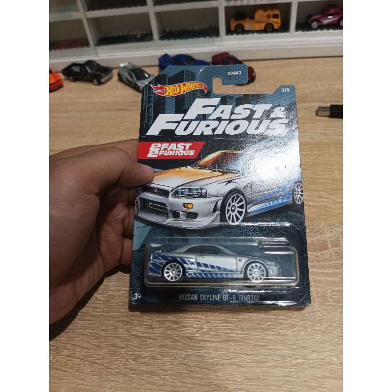 Hotwheels Fast And Furious Nissan Skyline Gtr R34 Edisi 2021