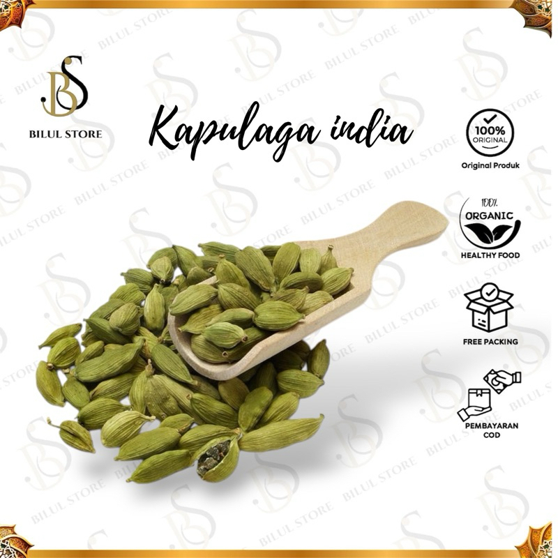 

kapulaga india asli 5gr - HALAL & ORIGINAL
