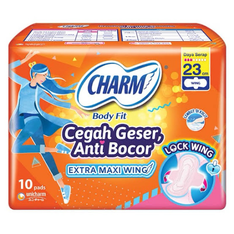 Charm extra maxi wing non wing