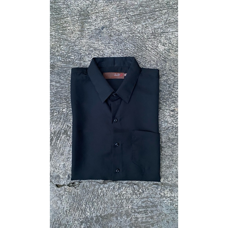 Kemeja Pria Lengan Panjang Hitam (LR2 Lamode) Second